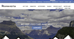 Desktop Screenshot of mountainhottub.com